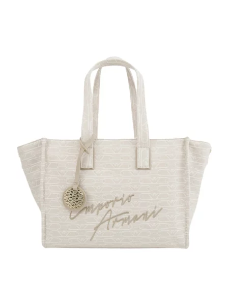 Shopperka Emporio Armani beżowa
