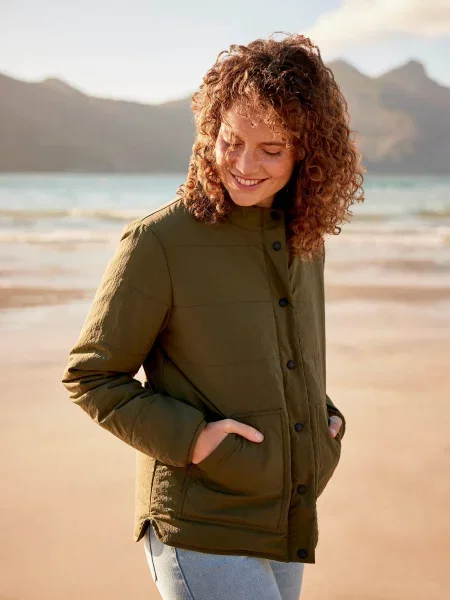 Dune pikowana kurtka Green