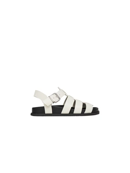 Tommy Jeans Sandály Tjw Fisherman Patent Sandal bílá