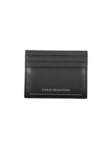 Portfel Tommy Hilfiger skórzany elegancki czarny