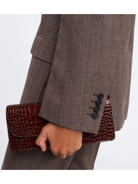 Sacou Victoria Beckham cu dungi maro