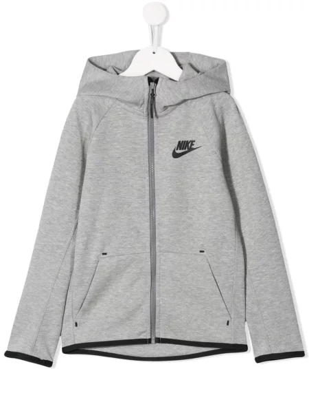 Bluza z kapturem dziecięca Nike szara