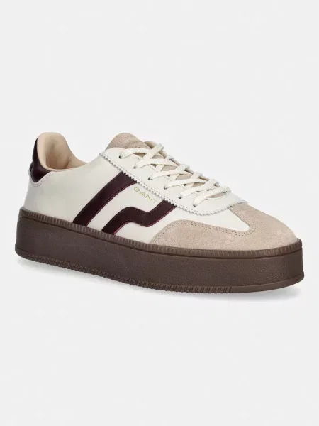Gant Cuzmani sneakers pentru femei din piele bej