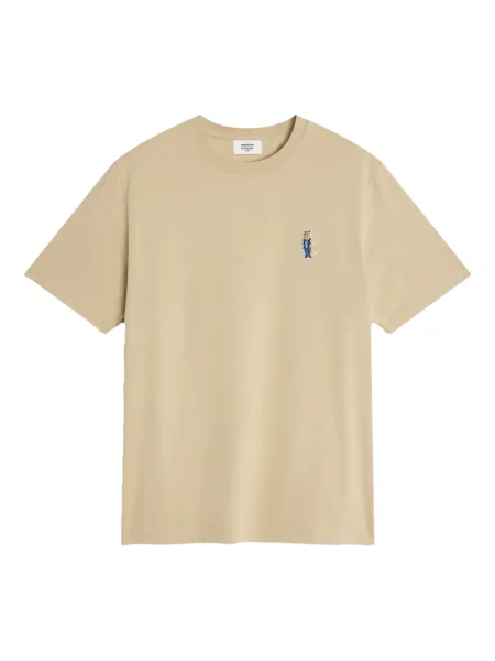 Tricou Maison Kitsune cu broderie