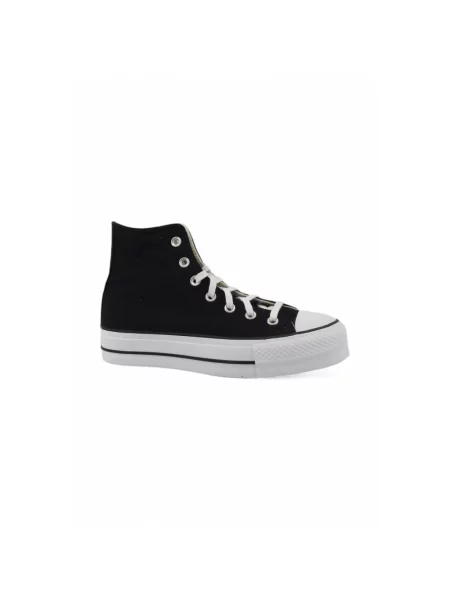 Sneakersy Converse Chuck Taylor All Star na platformie czarne