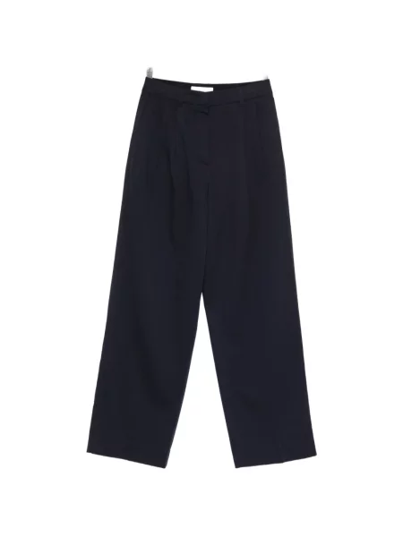 Pantaloni Dunst plisate albastru