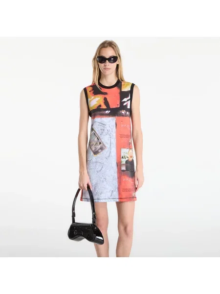 Šaty Diesel D-Hessa Dress Printed Jersey XS
