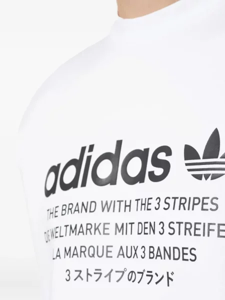 Tricou Adidas alergare din fleece streetstyle gri