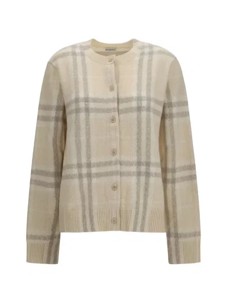Cardigan Burberry din cașmir în carouri