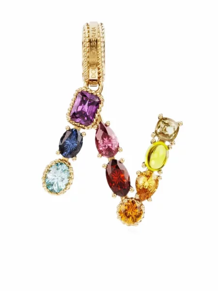 Pandantiv Dolce & Gabbana Rainbow cu strasuri galben