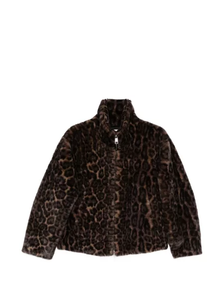 Geacă Apparis cu imagine cu model leopard maro