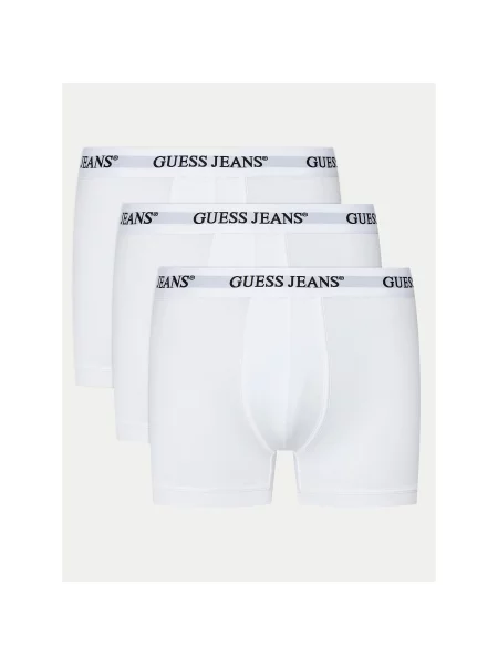 Hlačke Guess Jeans bela