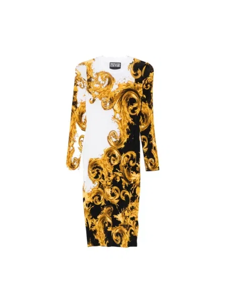 Sukienka jeansowa Versace Jeans Couture czarna