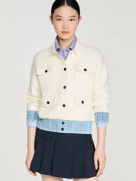 Кардиган Sandro білий