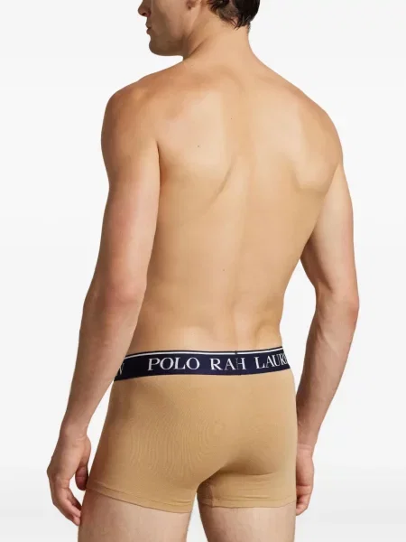 Briaunotas pusiau užtrauktukas zomšinės bokseriai Polo Ralph Lauren balta