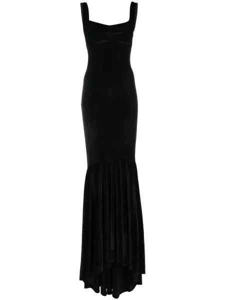 Rochie fără mâneci Atu Body Couture fără mâneci de catifea negru