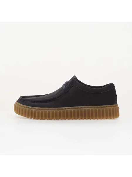 Tenisky Clarks Torhill Lo Navy Leather EUR 46 tmavě modré