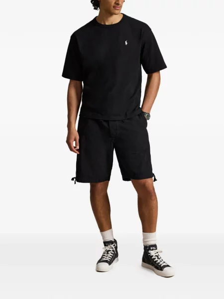 Șosete Polo Ralph Lauren cu model herringbone cu broderie plasă albastru