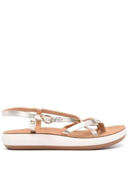 Sandale Ancient Greek Sandals din piele auriu