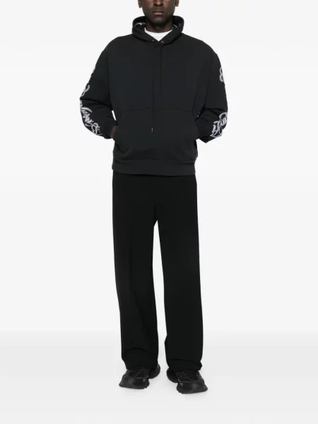 Hanorac cu glugă Balenciaga cu autograf negru