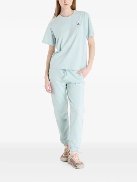 Futó húzózsinór nadrág Adidas By Stella Mccartney zöld