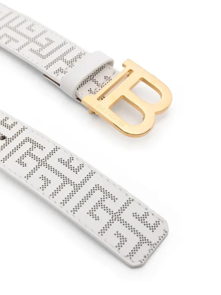 Pasek dziecięcy Balmain biały