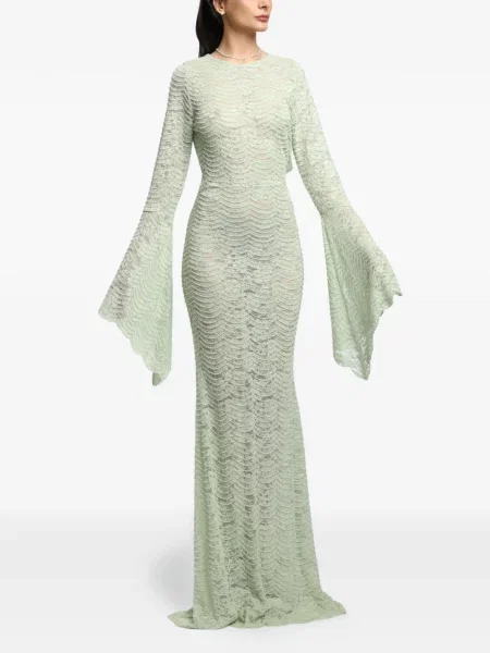 Sukienka Miau By Clara Rotescu koronkowa zielona