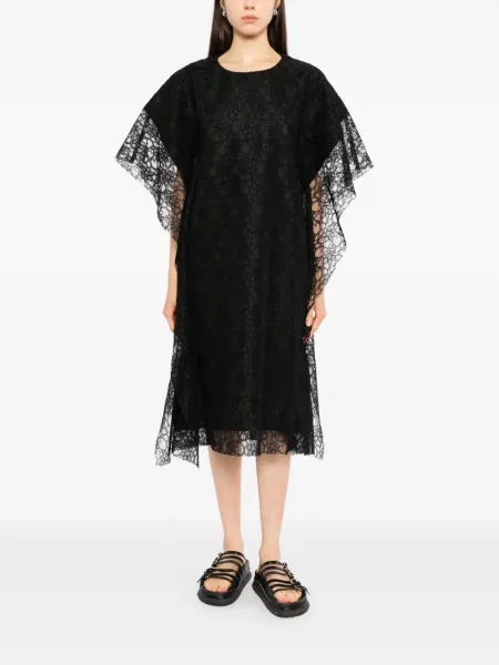Midi šaty Comme Des Garçons čierna