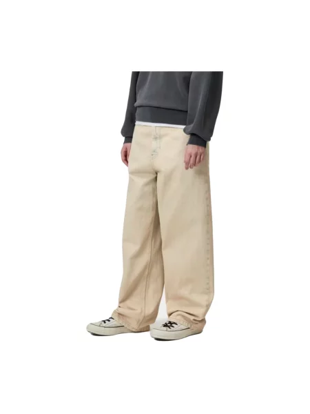 Jeansy Carhartt Wip beżowe