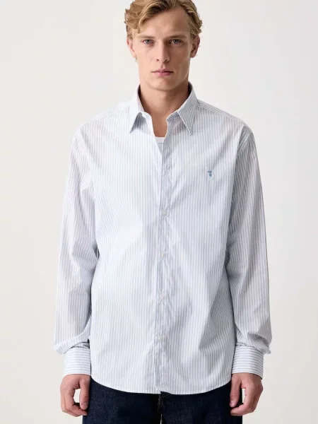 Trussardi cămașă pentru bărbați cu albastru