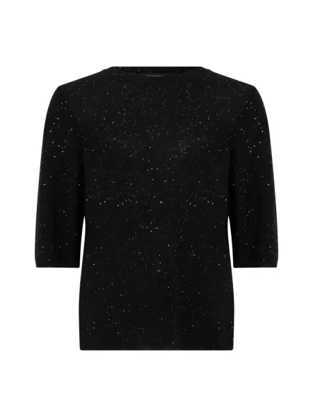 Sweter Fabiana Filippi wełniany czarny