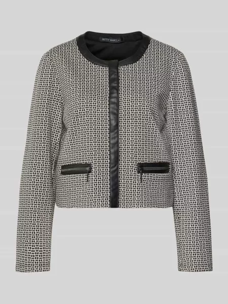 Żakiet z okrągłym dekoltem Betty Barclay biała