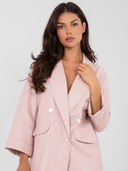 Marynarka Rue Paris różowa