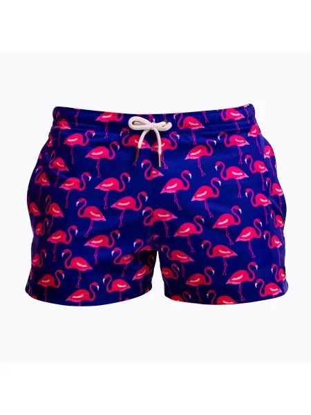 Мъжки бански шорти Funky Trunks Shorty Shorts Short flocked up синьо