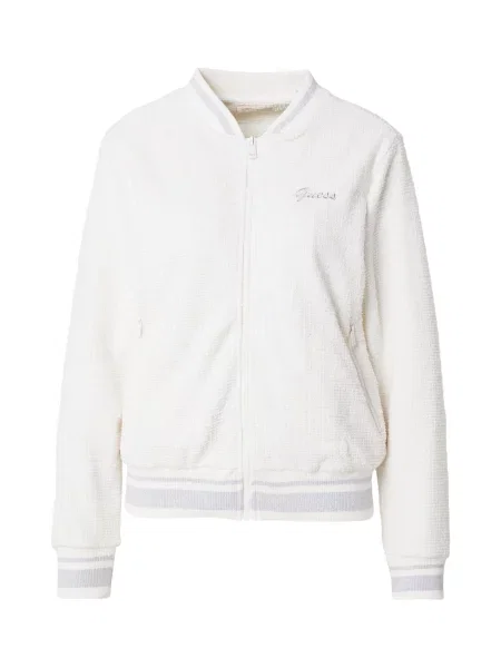 Guess Geacă bomber Crem alb