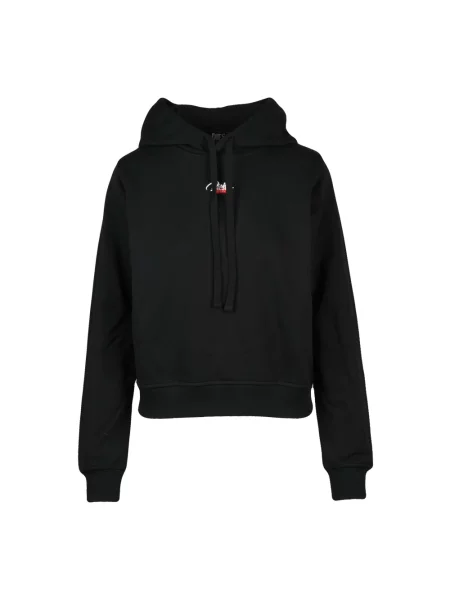 Bluza z kapturem Diesel z kapturem czarna
