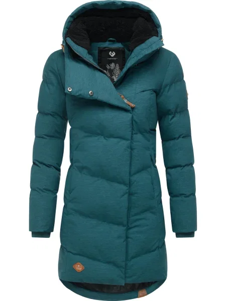 Ragwear Palton de iarnă Pavla smarald verde