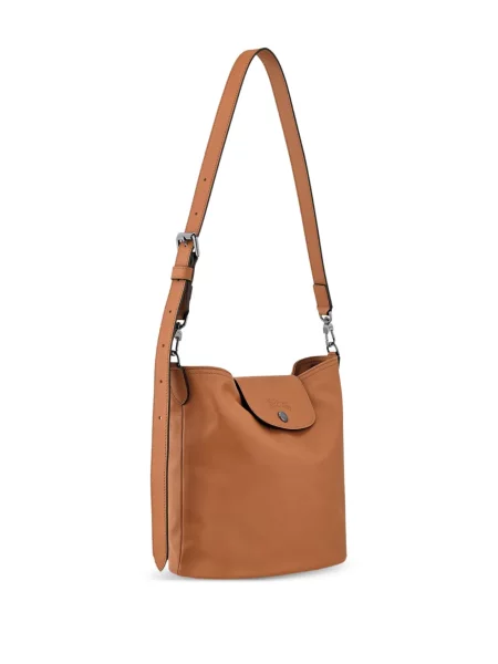 Geanta de piele Longchamp din piele maro