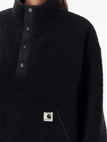 Geacă Carhartt Wip din fleece negru