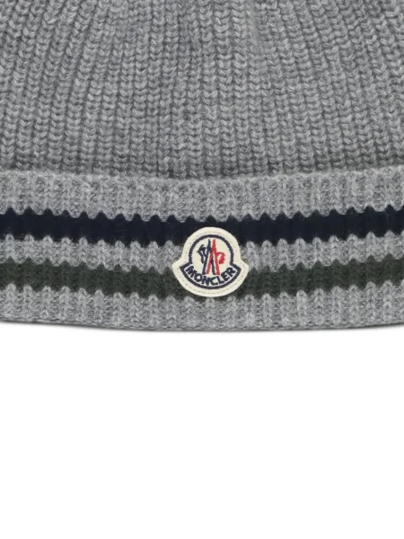 Czapka dziecięca Moncler Enfant szara