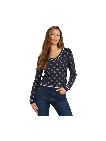 Sweter Guess niebieski