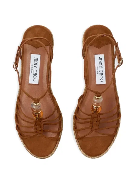 Sandale Jimmy Choo cu pană maro