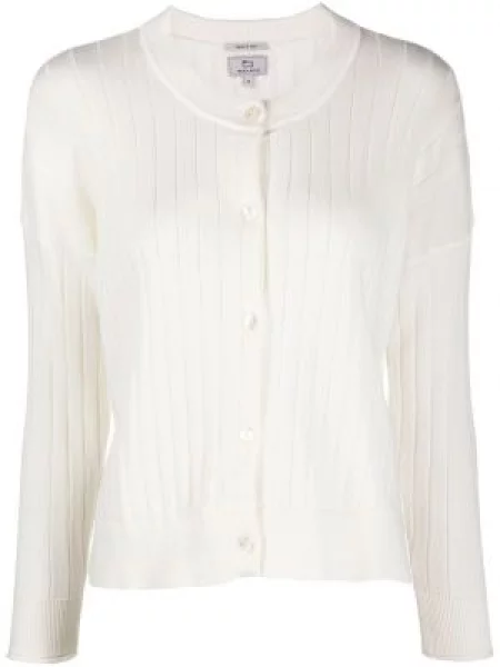 Cardigan Woolrich alb