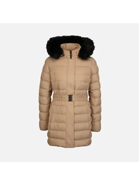 Kurtka puchowa Geox beżowa