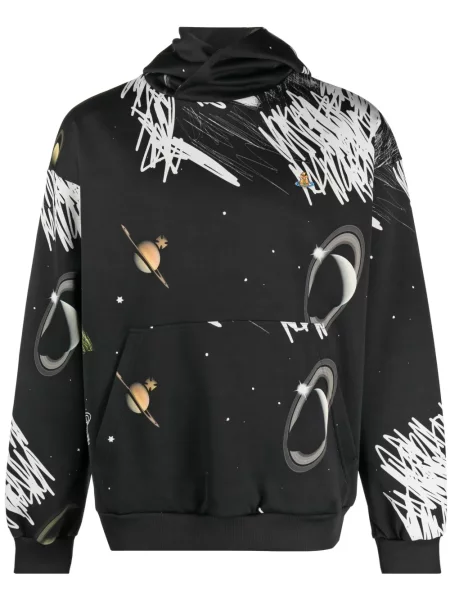 Pulover Vivienne Westwood cu imagine negru