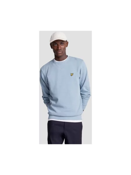 Bluza Lyle & Scott casual niebieska