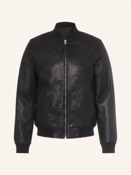 Bunda AllSaints Morten Bomber Black M černá