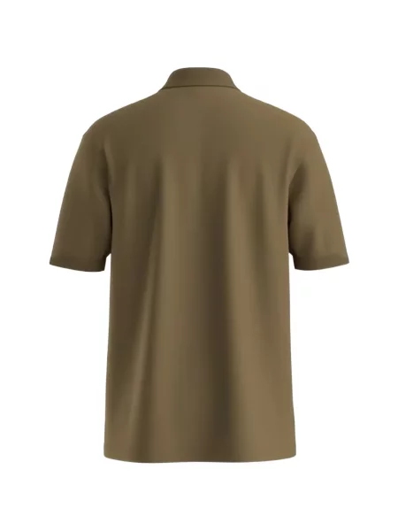 Scurt tricou polo Boss cu imagine verde