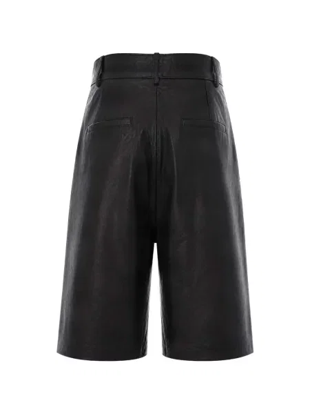 Pantaloni scurți P.a.r.o.s.h. din piele negru