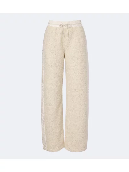 Ursuleț de pluș pantaloni sport Moncler alb